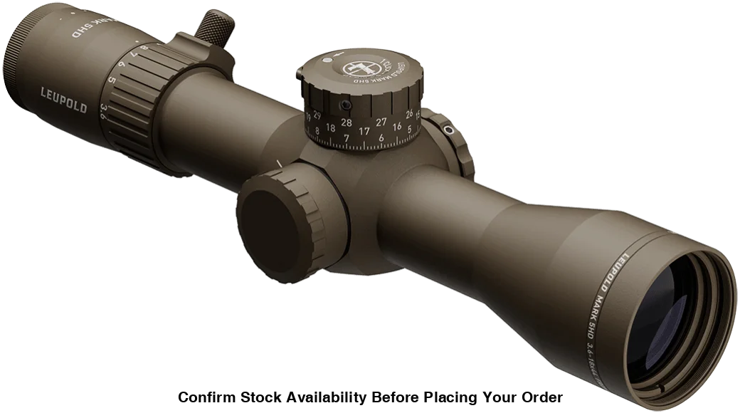 LEUPOLD SCOPE MARK 5HD 3.6-18X44 35MM M5C3 FFP PR2-MIL DARK EARTH - Leupold Scope Mark 5HD
