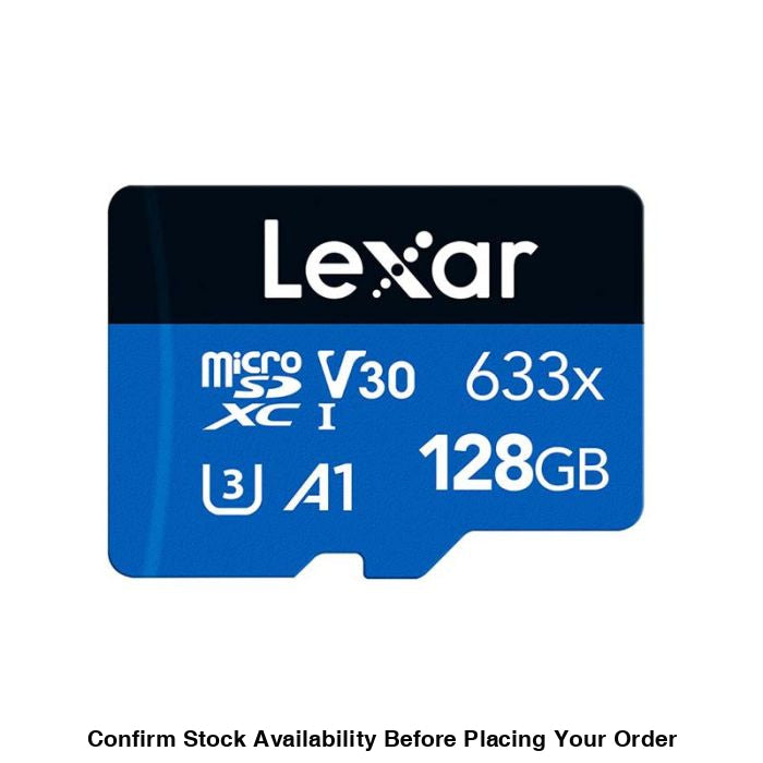 Lexar 128GB High-Performance 633x MicroSDXC UHS-I Cards
