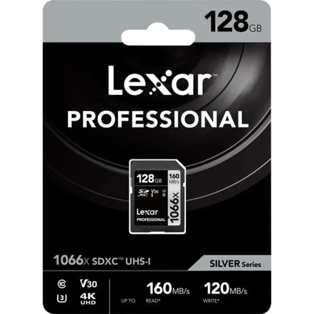 Lexar 128GB Professional 1066x UHS-I SDXC Memory Card (160MB/s, Silver Series) Guards On Duty Security