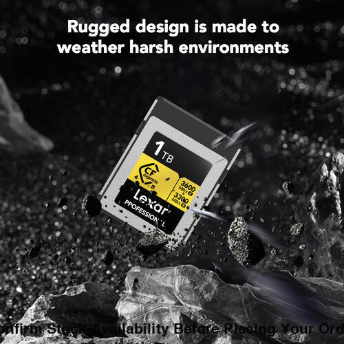 Lexar 1TB Professional GOLD CFexpress 4.0 Type B Memory Card - Guards On Duty Shop