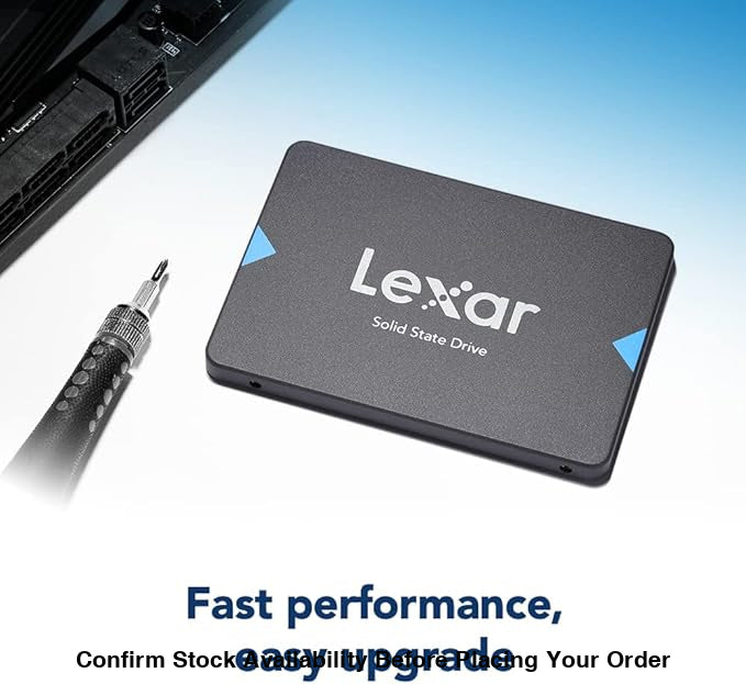 Lexar 480GB NQ100 SSD 2.5 Inch SATA III Internal Solid State Drive, Up to 550MB/s Read