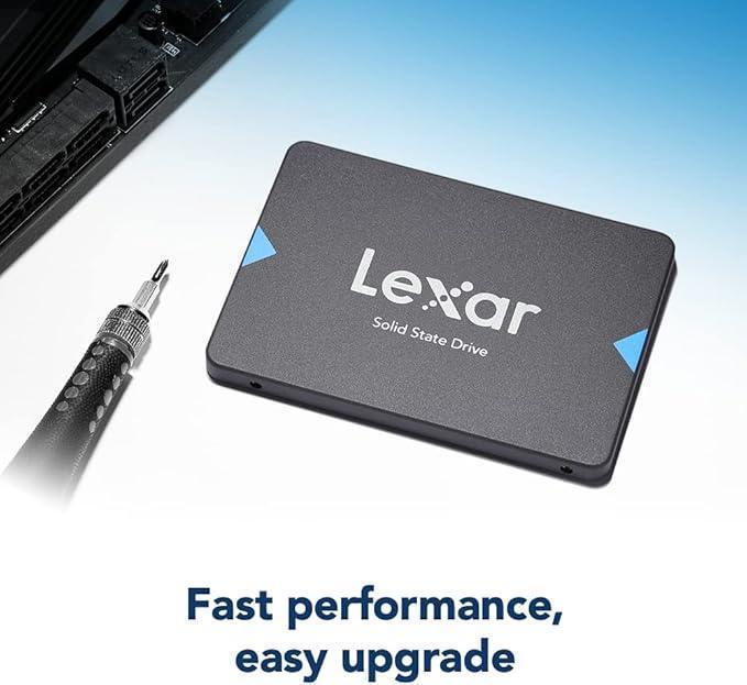Lexar 480GB NQ100 SSD 2.5 Inch SATA III Internal Solid State Drive, Up to 550MB/s Read Guards On Duty Security