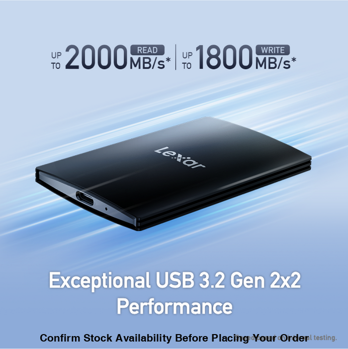 Lexar 4TB SL500 USB3.2 Gen 2x2 Portable SSD