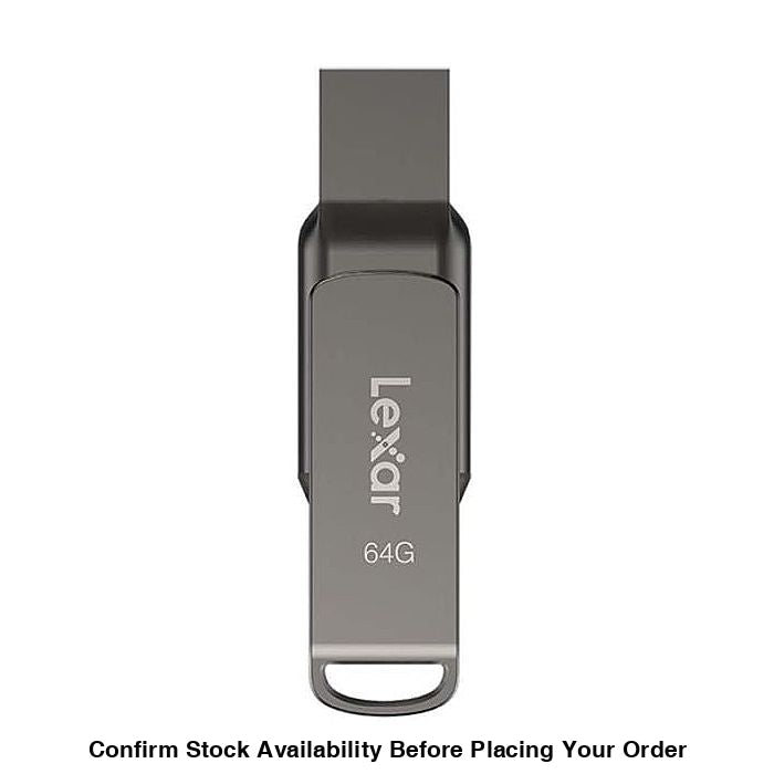 Lexar Jumpdrive D400 Flash Drive - 64GB, Usb 3.1, Type-C