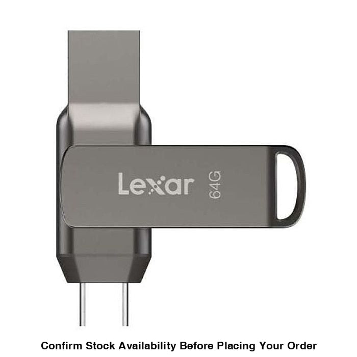 Lexar Jumpdrive D400 Flash Drive - 64GB, Usb 3.1, Type-C