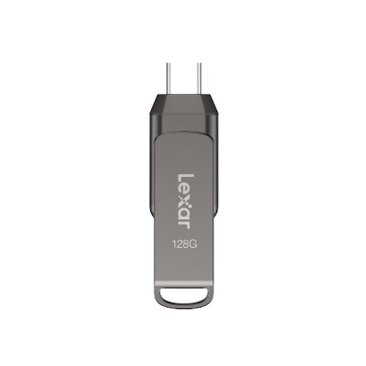 Lexar JumpDrive D400 Flash Drive - USB 3.1 Type-C, 128GB, 130MB/s
