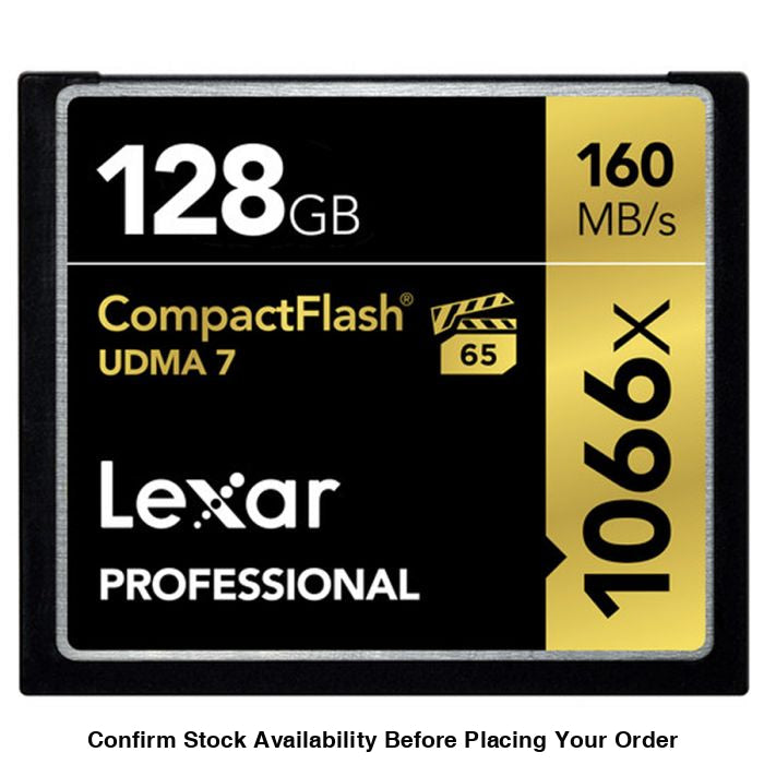 Lexar Professional 1066x CompactFlash Memory Card - 128GB