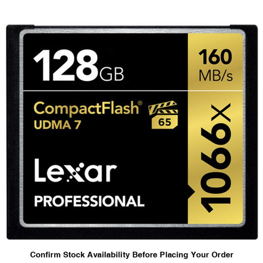 Lexar Professional 1066x CompactFlash Memory Card - 128GB