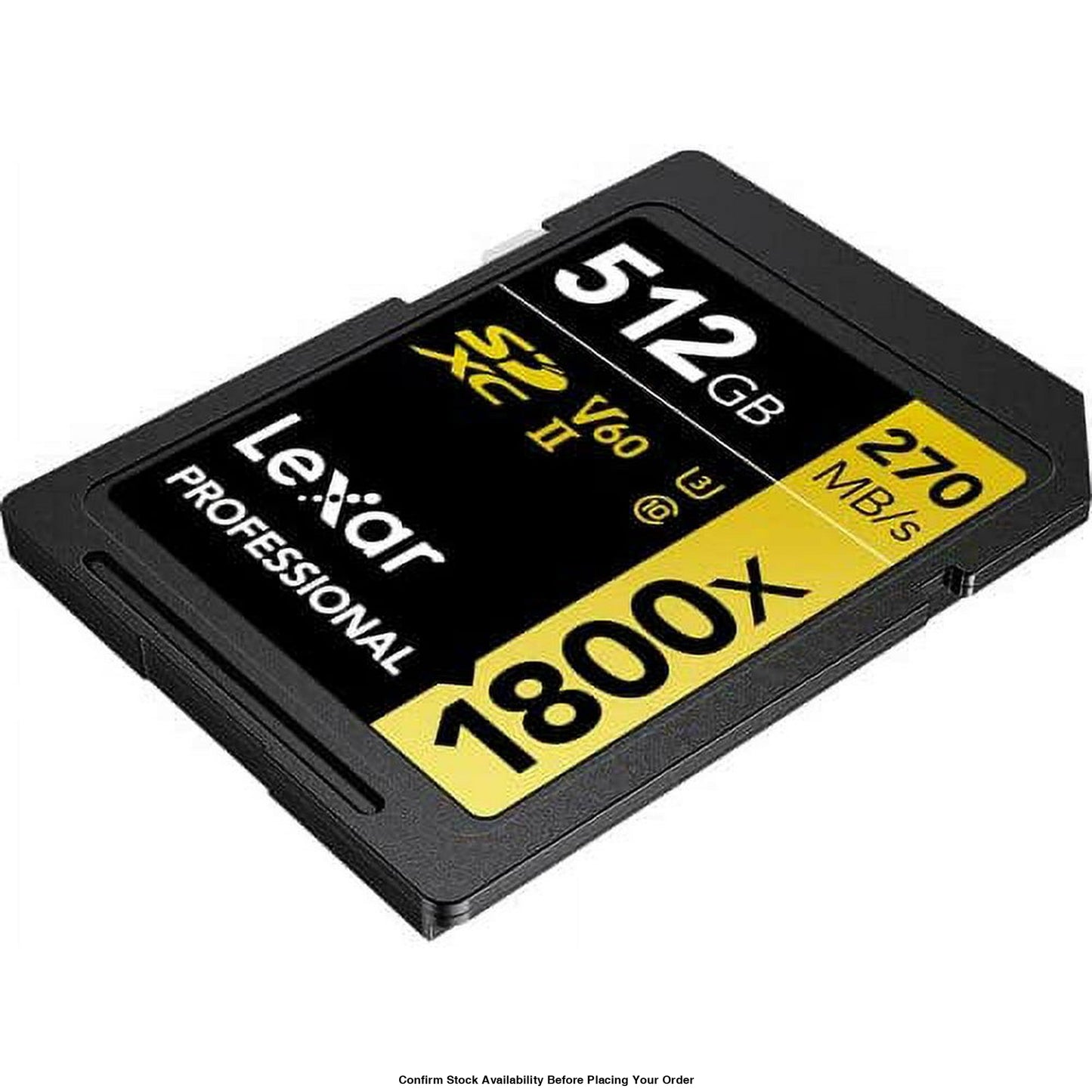 Lexar Professional 1800x UHS-II SDXC Memory Card 512GB (GOLD Series) - Guards On Duty Shop