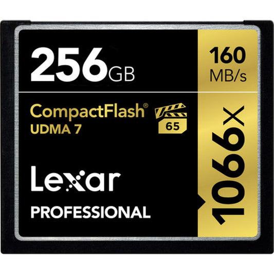 Lexar Professional 256GB 1066x CF Memory Card (160MB/s)