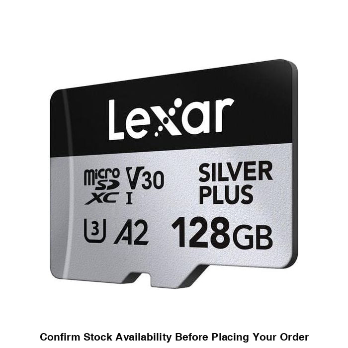 Lexar Professional SILVER PLUS UHS-I microSDXC Card - 128GB, 205MB/s