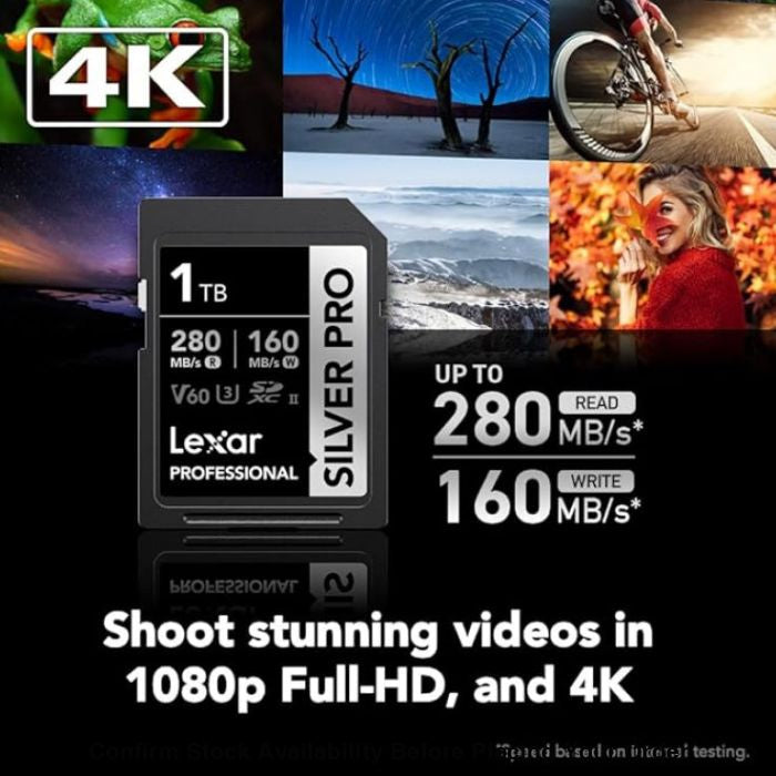 Lexar Professional SILVER PRO SDXC UHS-II Memory Card - 1TB, 280MB/s - Guards On Duty Shop