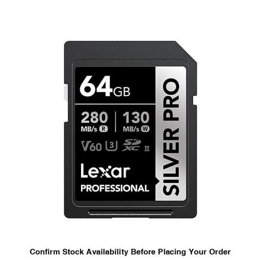 Lexar Professional SILVER PRO SDXC UHS-II Memory Card - 64GB, 280MB/s - Guards On Duty Shop