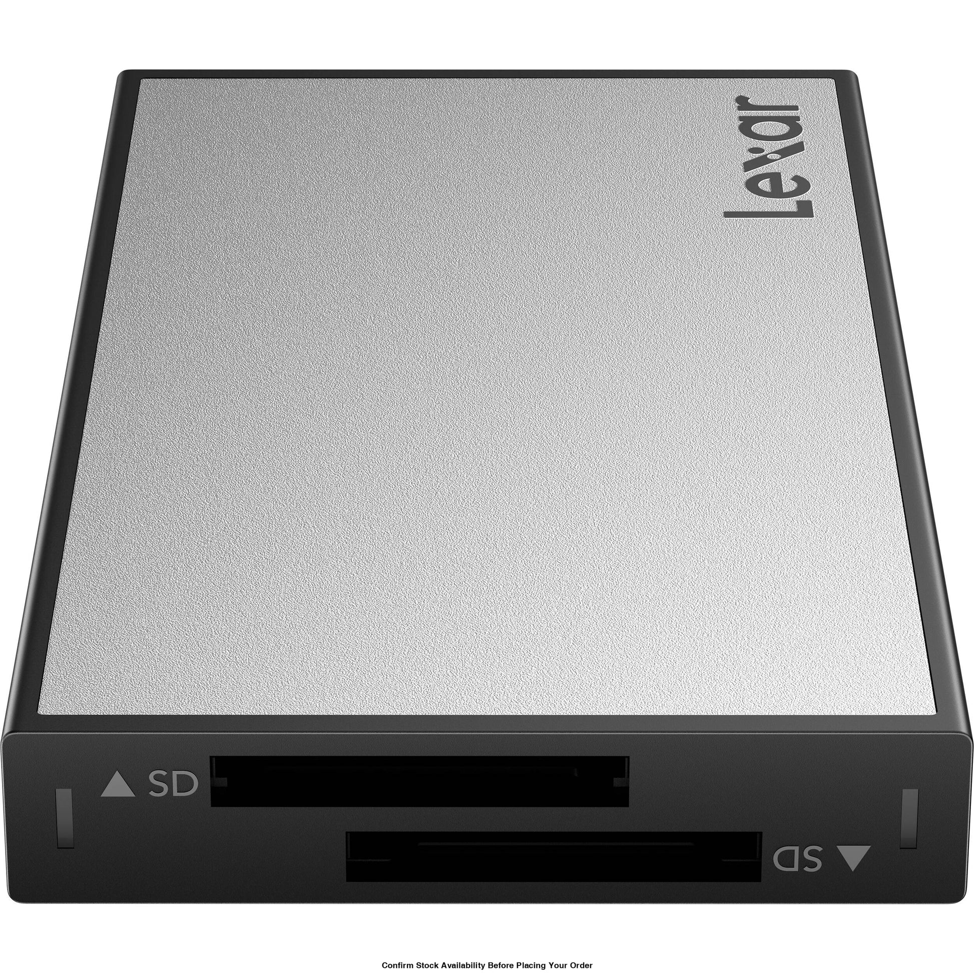 Lexar Professional Workflow Dual-Slot SD UHS-II Card Reader - Lexar Professional Workflow Dual-Slot SD UHS-II Card