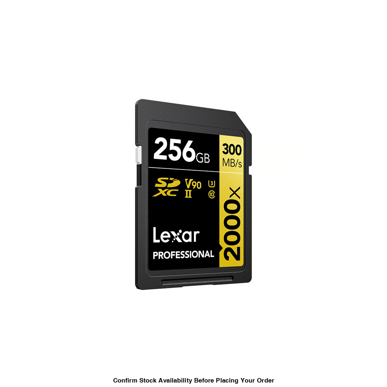 Lexar SD Pro 2000x 256GB Memory Card - Guards On Duty Shop