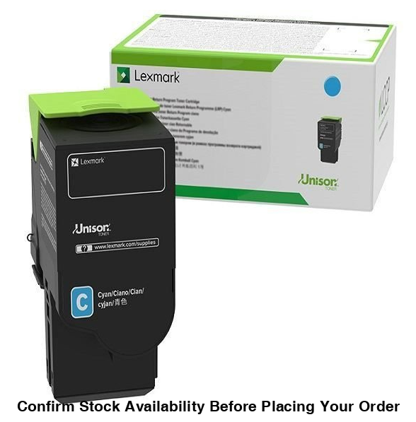 LEXMARK CS/CX45/6/2X CYAN CORP 1.4K CARTRIDGE - Guards On Duty Shop