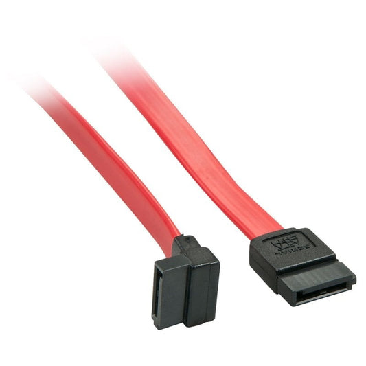 Lindy 0.2m 90 Deg Sata Cable - No Clip (33441)