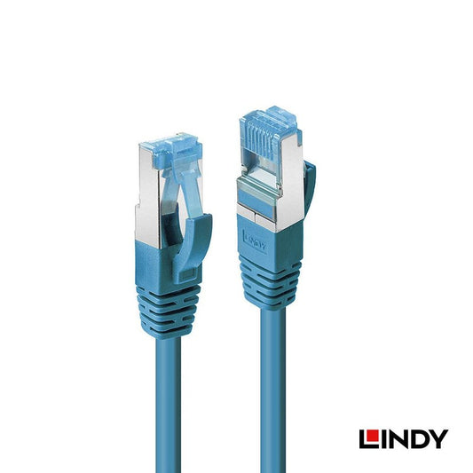 Lindy 2m Cat6a Lsoh Moulded Flylead - Blue (45375)