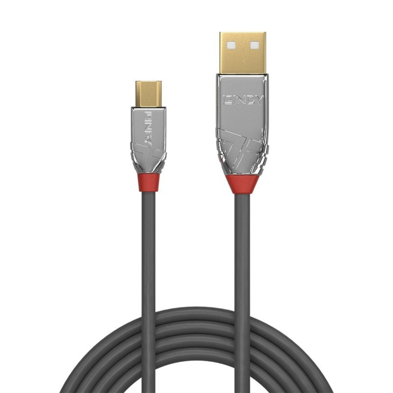 Lindy 2m Usb2.0 Am to Micro-b Cromo Cable (41595)
