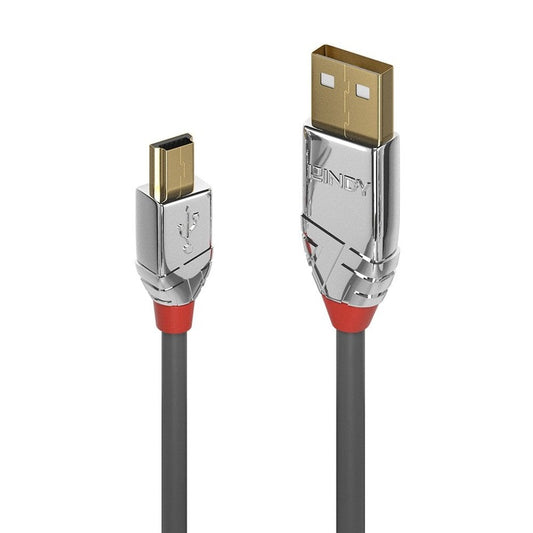 Lindy 2m Usb2.0 Am to Mini-b Cable-cromo L (36632)