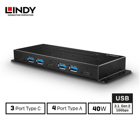 Lindy 2pc-4 Device Usb Hub (42887)