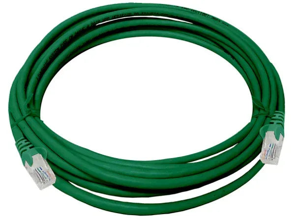 Linkbasic 5 Metre UTP Cat5e Flylead Green Guards On Duty Security