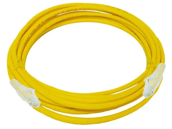 Linkbasic 5 Metre UTP Cat6 Flylead Yellow Guards On Duty Security