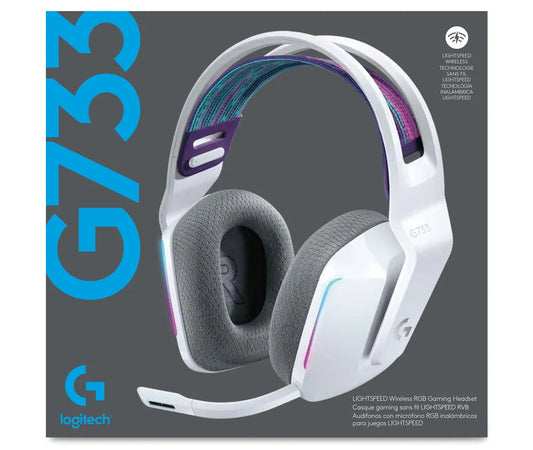 Logitech G733 Wireless lightspeed RGB Gaming Headset - White