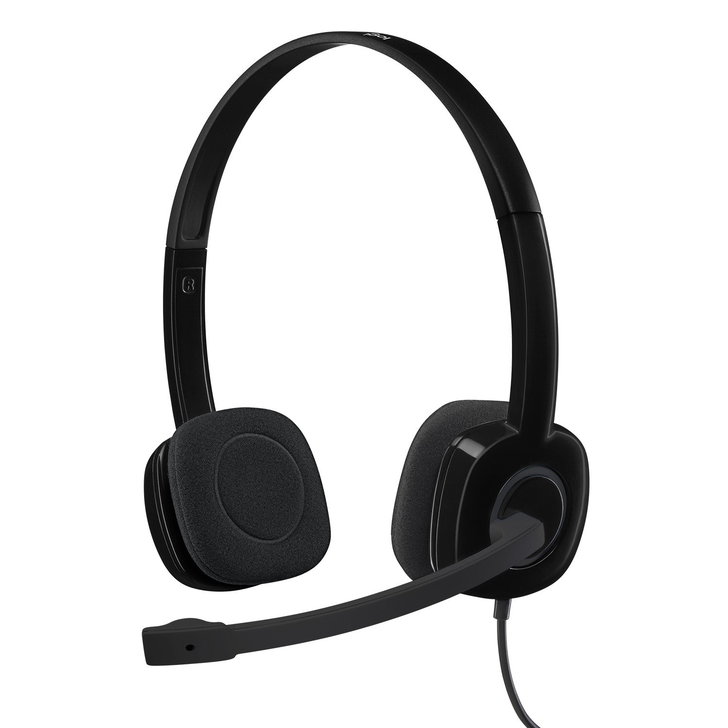 LOGITECH H151 WIRED STEREO HEADSET 3.5MM - BLACK - Guards On Duty Shop