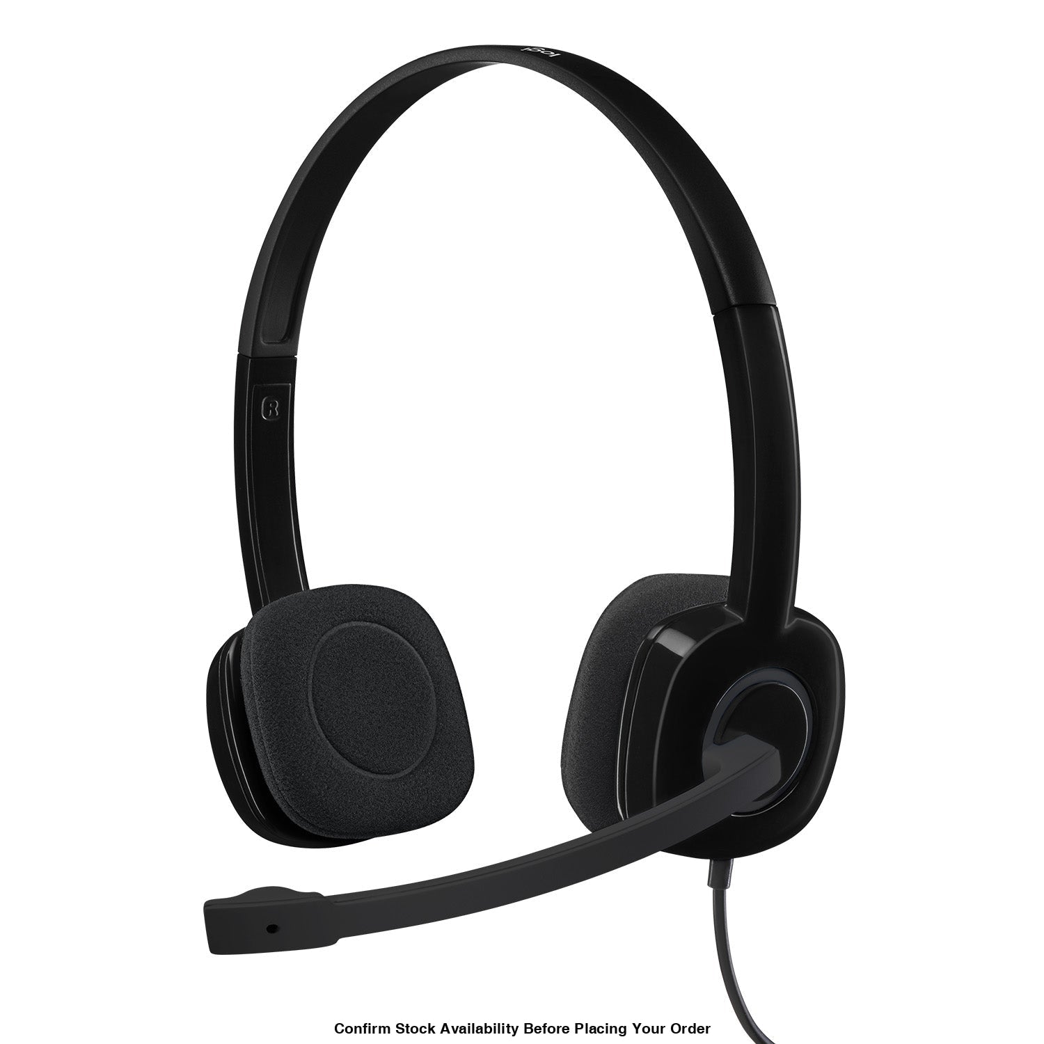 LOGITECH H151 WIRED STEREO HEADSET 3.5MM - BLACK - Guards On Duty Shop