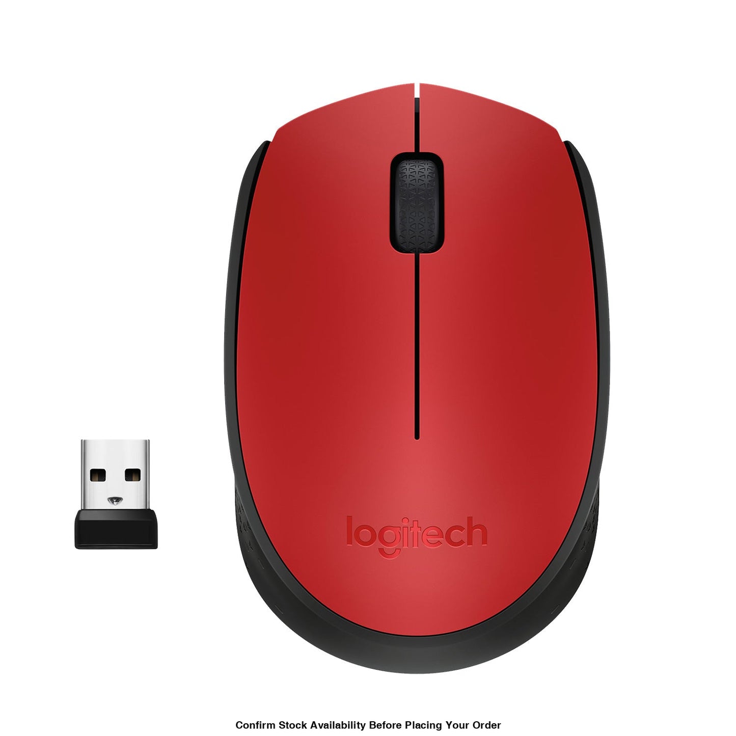 LOGITECH M171 WIRELESS MOUSE - RED - Guards On Duty Shop