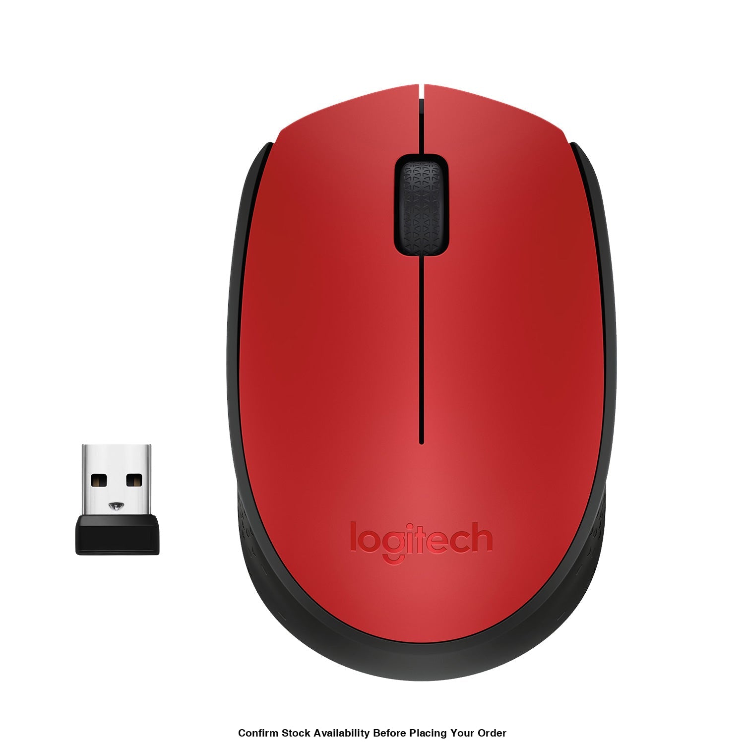 LOGITECH M171 WIRELESS MOUSE - RED - Guards On Duty Shop