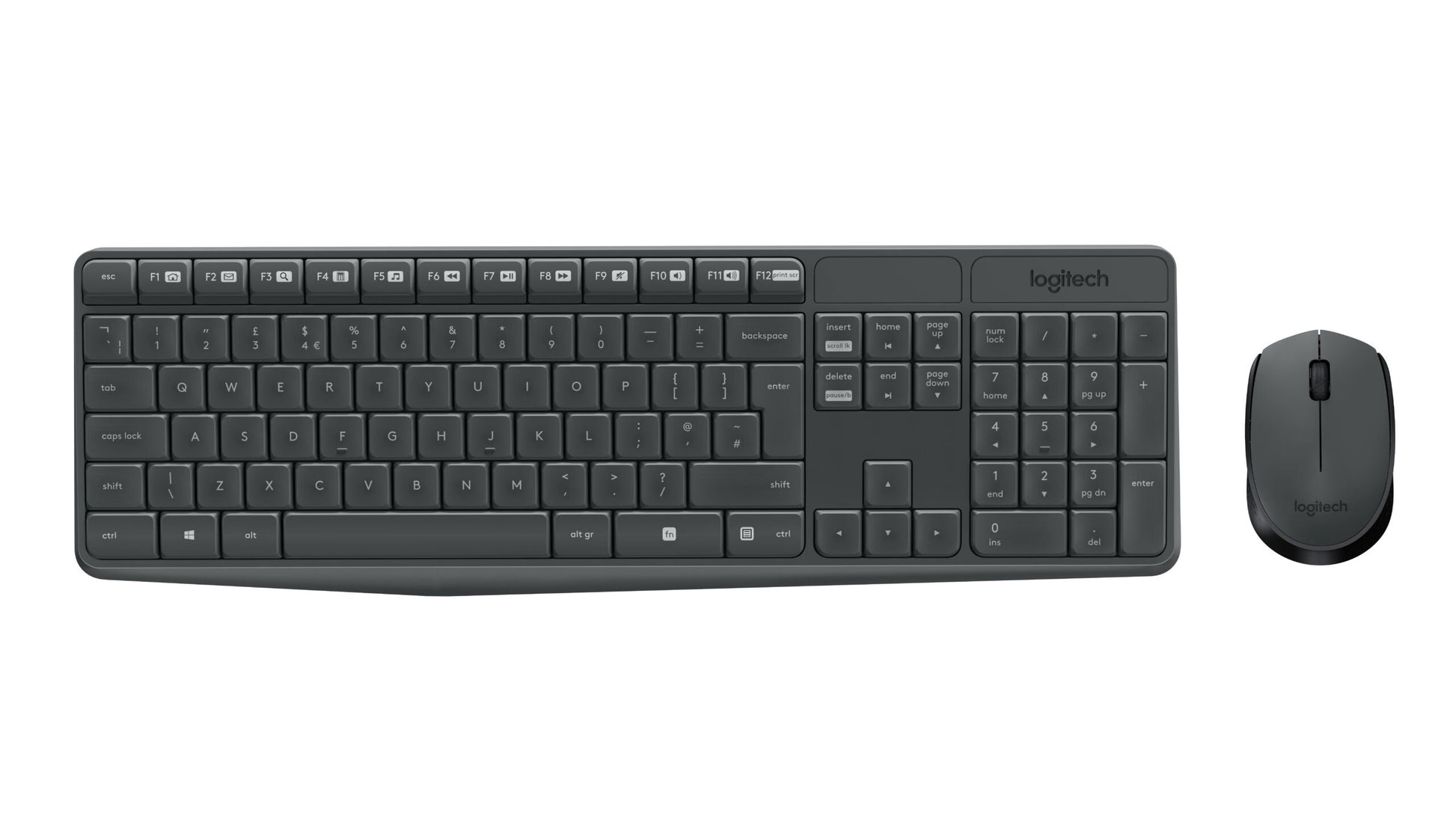 LOGITECH MK235 WIRELESS MOUSE & KEYBOARD COMBO - BLACK - Guards On Duty Shop