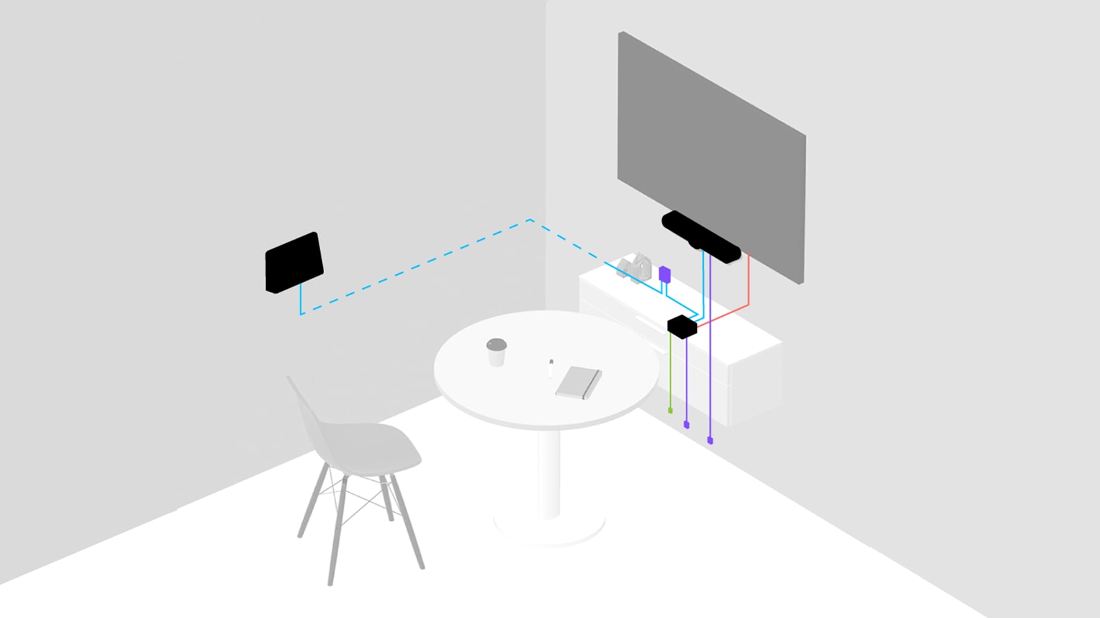Logitech Tap Wall Mount  WW-9004 - WALL MOUNT