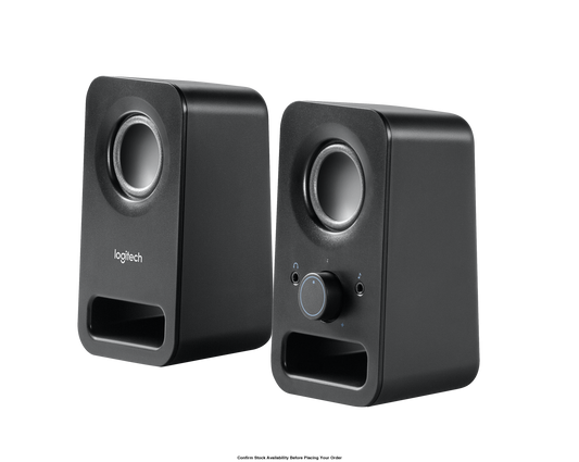 LOGITECH Z150 STEREO SPEAKERS - BLACK - Guards On Duty Shop