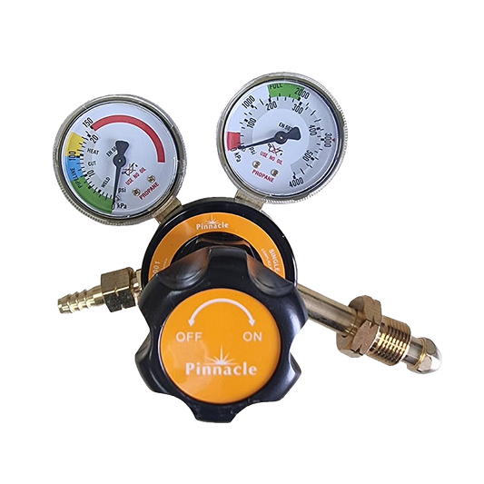 Pinnacle LPG Regulator with Gauge Premium