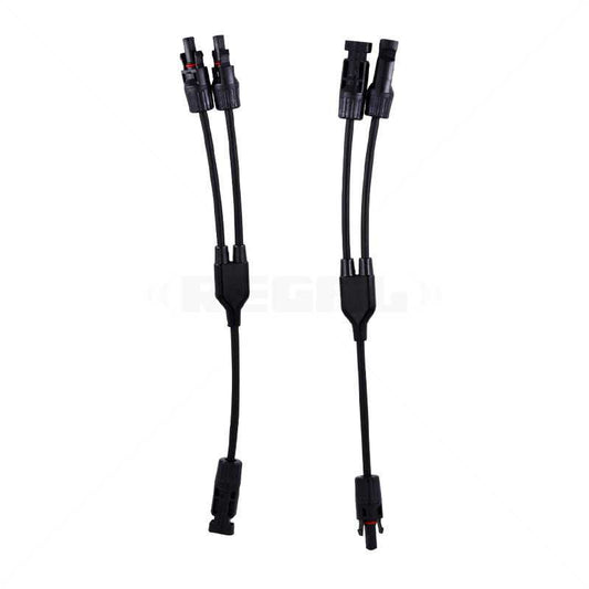 MC4 2 Way Y-branch connector with cable (pair)