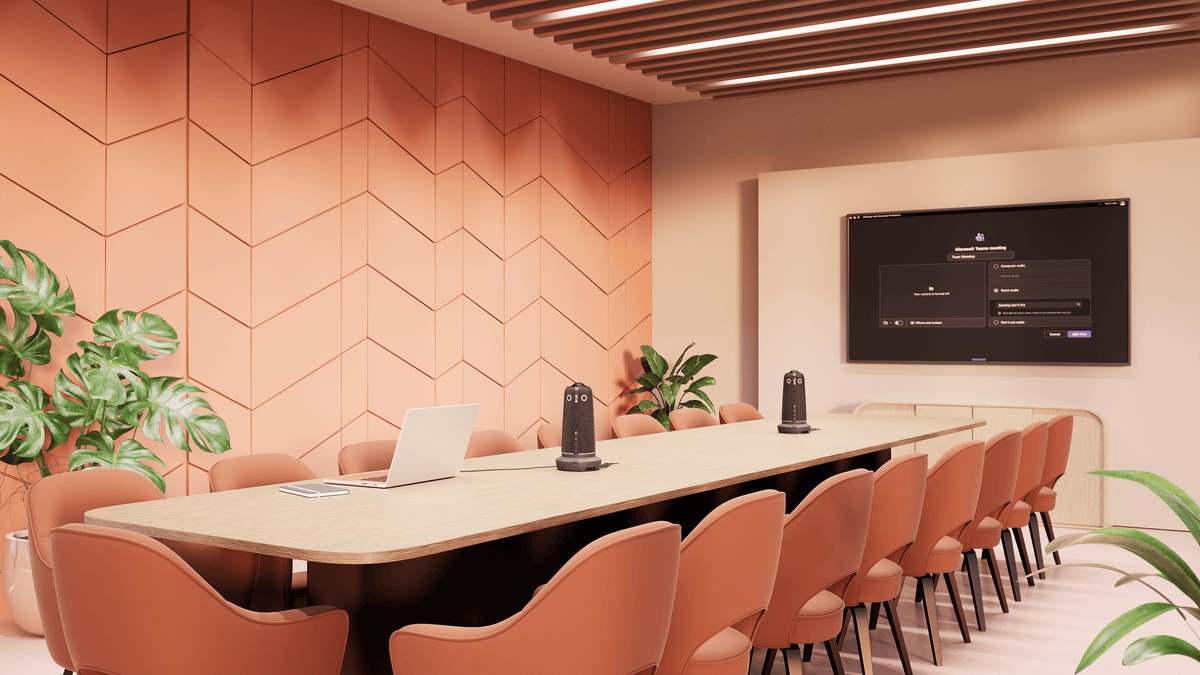 Meeting Owl 5 Pro South Africa: 360° AI Conferencing Camera for Hybrid Meetings — AI Cameras – conference room setup South Africa
