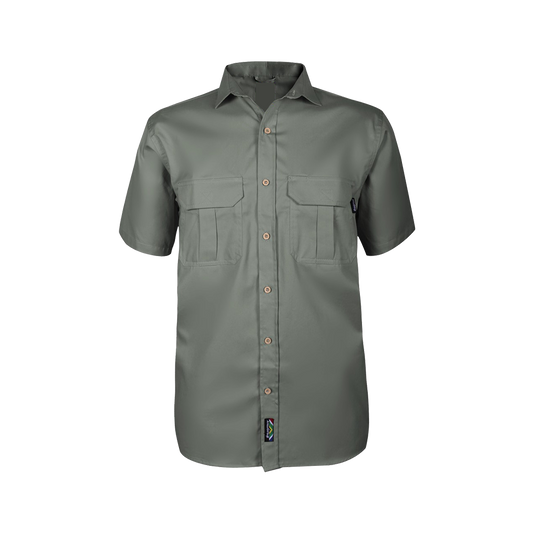 Pinnacle Homegrown Men's Short Sleeve Shirt Fatigue