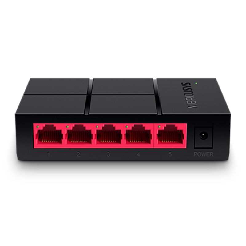 Mercusys 5 Port Gb Desktop Switch incl 5V/0.6A Power Adapter