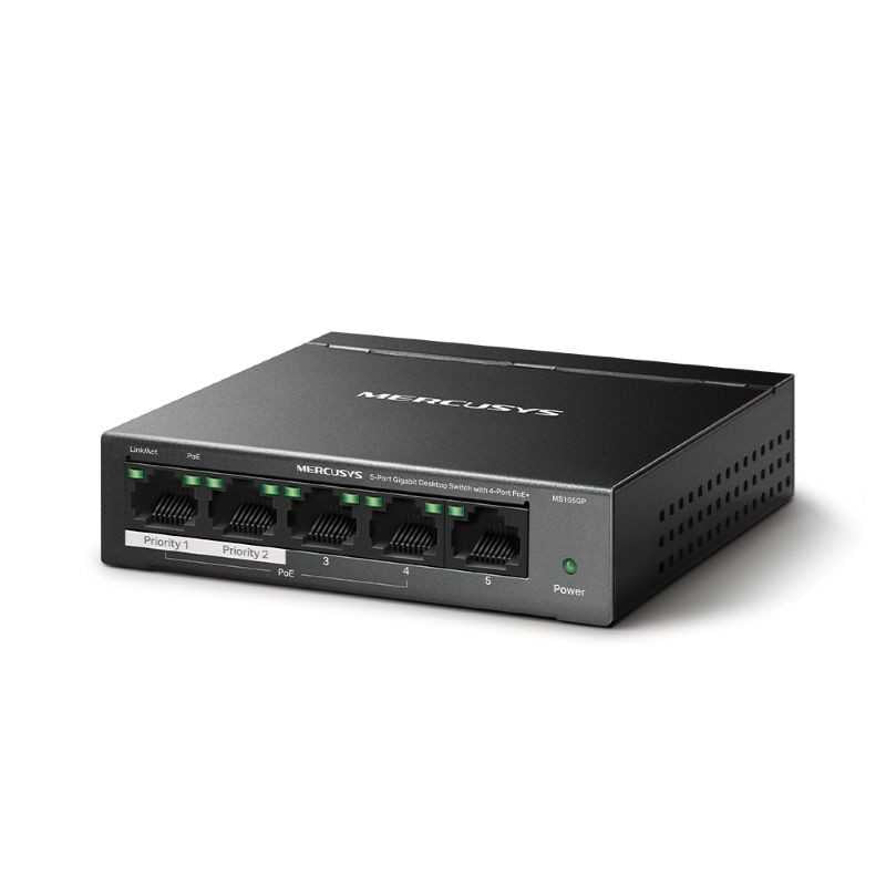 Switch MS105GP 5P with 4P PoE+