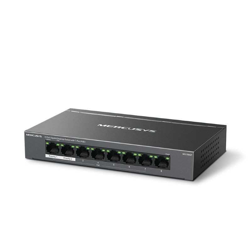 Switch MS108GP 8P with 7P PoE+