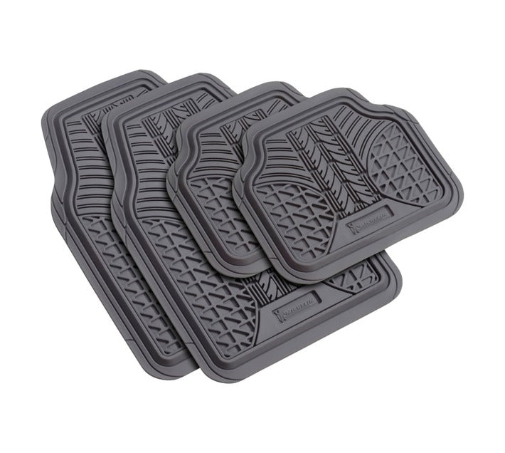 Michelin All Weather 4-Piece Car Mat Set Grey