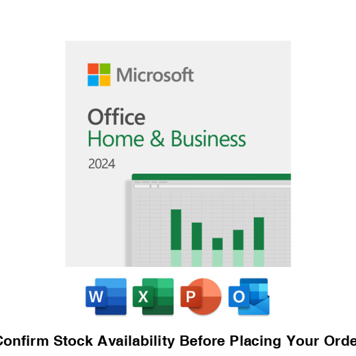 MICROSOFT OFFICE HOME AND BUSINESS 2024 MEDIALESS - Guards On Duty Shop