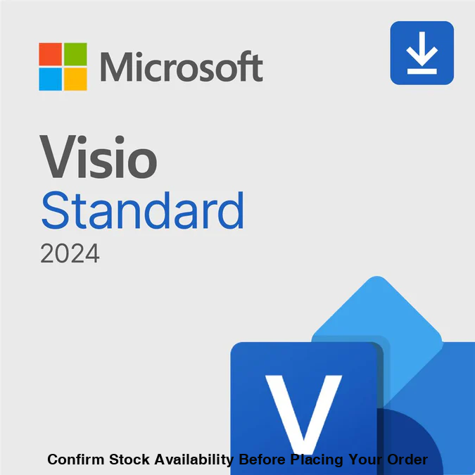 MICROSOFT VISIO STANDARD 2024 ESD - Guards On Duty Shop