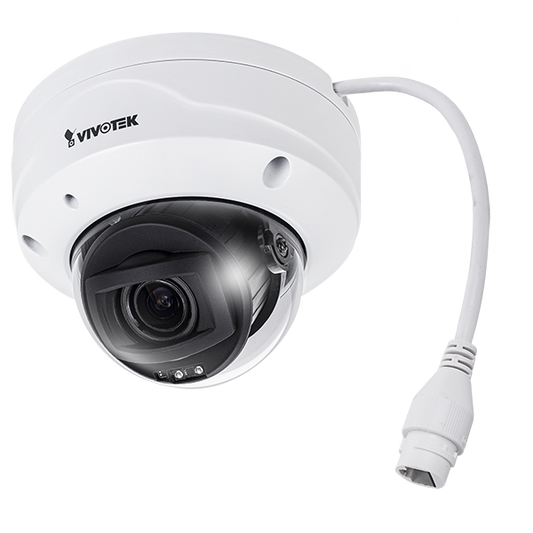 VIVOTEK Outdoor IK10 Dome; H.265 5MP; 2.8-12mm Remote Focus; 30M IR; WDR PRO; Mic