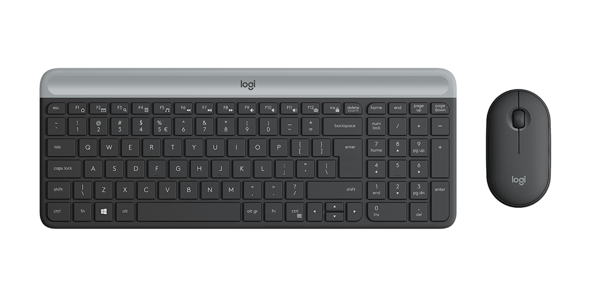 Logitech Wireless Keyboard and Mouse Combo MK470 (GRAPHITE) 2-Year Limited Hardware warranty