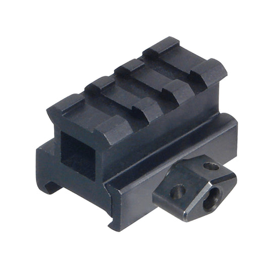 UTG Med-Profile Compact Riser Mount - 0.83 inch High, 3-Slot (RNS40457)