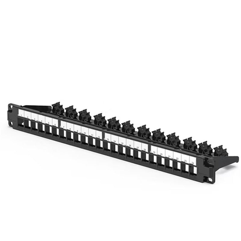 Molex 24 Port Patch Panel Cat6 Utp 1u-blk