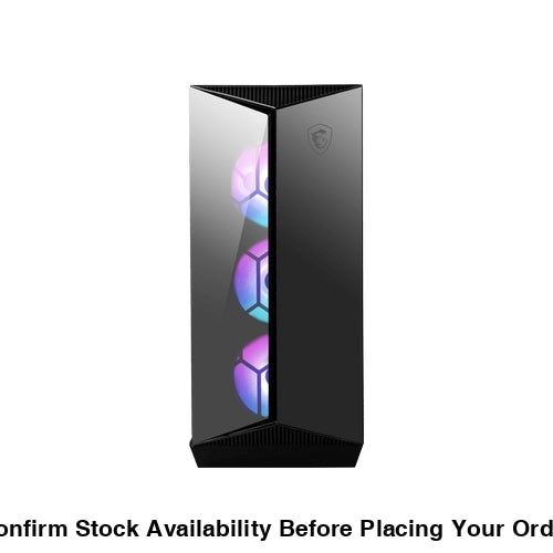 MSI MAG GUNGIR 110R BLACK CASE INCL 3 X ARGB FANS - Guards On Duty Shop